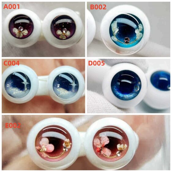 Customization BJD Eyes – Resin Eyes for Dolls (10mm-24mm)