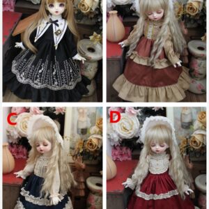 Fashion BJD Dress – Stylish Doll Outfit for 1/3, 1/4, 1/6 Poupe