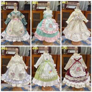 Fashion Doll Dress & Hairband Set for 1/3, 1/4, 1/6 Poupe