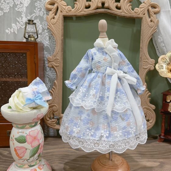 For Blythe 1/3 1/4 1/6 Graceful BJD Princess Doll Dress - Image 9
