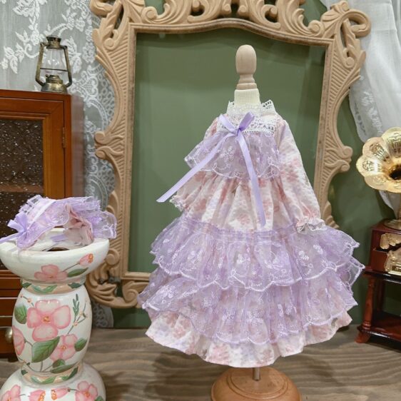 For Blythe 1/3 1/4 1/6 Graceful BJD Princess Doll Dress - Image 3