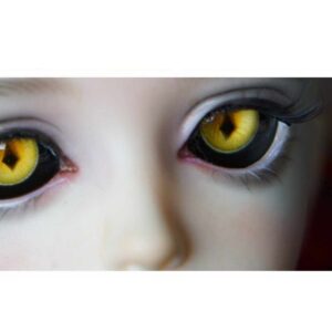 Gold Realistic Doll Eyes for BJD – Handmade Resin Eyes (8mm - 24mm)