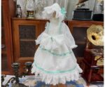 Green Ribbon Bjd Princess Sukně pro 1/3, 1/4, a 1/6 panenky