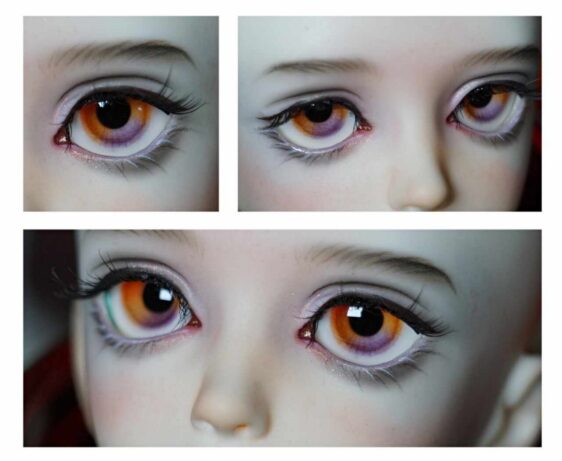 Handmade Beast Devil Pupil Resin Eyes for BJD Dolls – Customizable