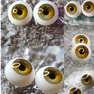 手作りBJDドールアイ (8mm～24mm) セーフティクラフト レジンアイ用 1/3, 1/4, 1/6 人形