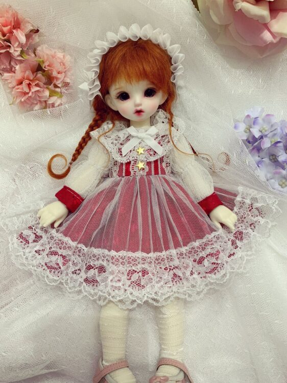 Handmade Lolita BJD Dress for 1/3 1/4 1/6 Blythe Doll Outfit