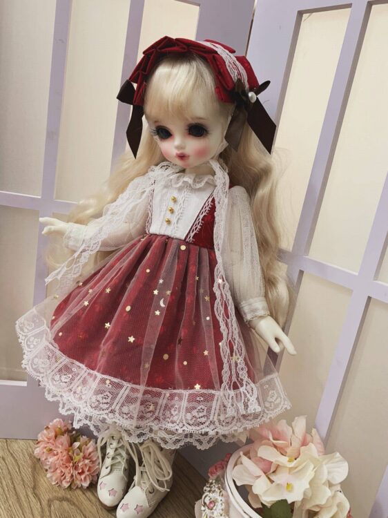 Handmade Lolita BJD Dress for 1/3 1/4 1/6 Blythe Doll Outfit