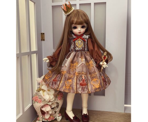Handmade Lolita BJD Dress for 1/3 1/4 1/6 Blythe Doll Outfit