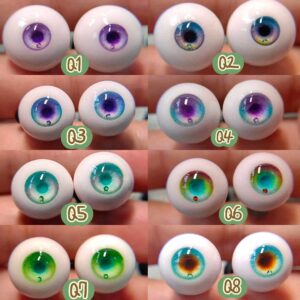 手作り樹脂 BJD ドールアイ - 8 Colors & Custom Sizes (8mm～24mm)