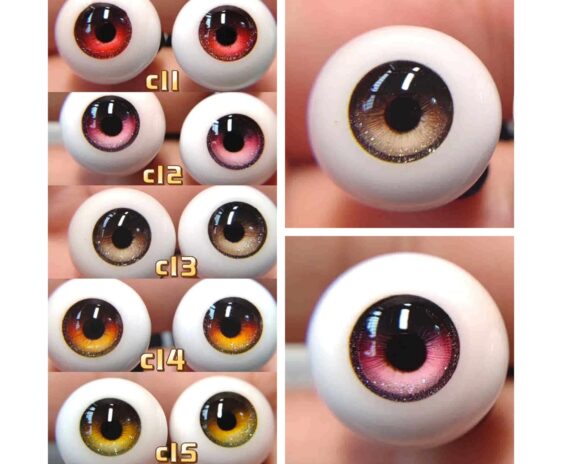 Handmade Resin BJD Doll Eyes – Customizable Safety & Craft Eyes for Dolls
