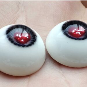 Heart Shaped Resin BJD Eyes – Realistic Safety Eyes for Dolls (8mm to 24mm)