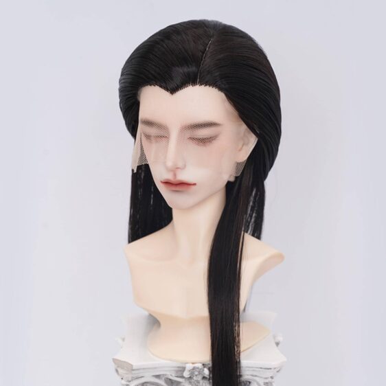 Heat-Resistant Long Straight BJD Wig – 1/3, 1/4, 1/6 Sizes