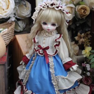 Lolita Dress for BJD, Blythe & SD Dolls – Cotton Outfit for 1/6, 1/4, 1/3, إم إس دي, YoSD