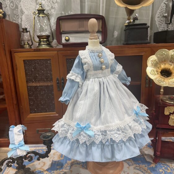 Maid Style Dress for 1/3 1/4 1/6 BJD & Blythe Dolls – Fashion Doll Outfit