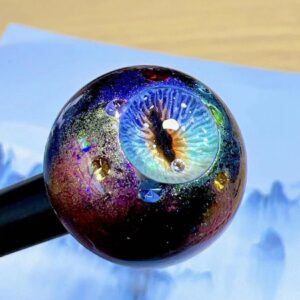 Metallic BJD Resin Eyes - Customizable Iris Color for Dolls, 8mm bis 24 mm