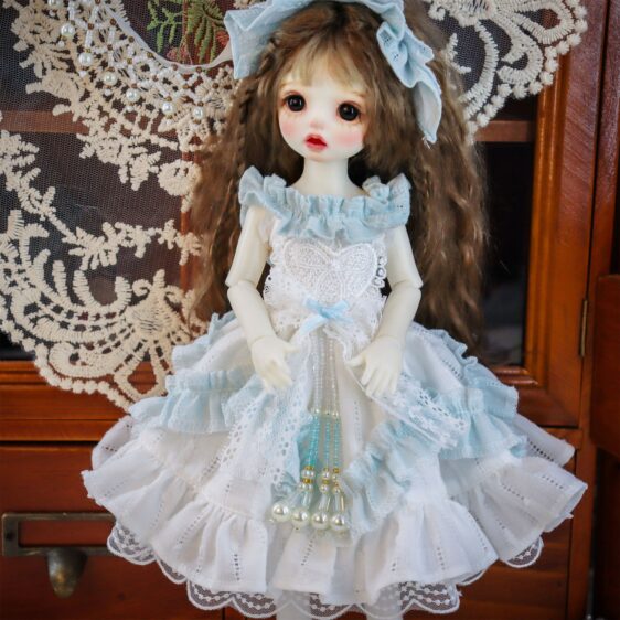 Pink Doll Dress for BJD, Blythe & SD Dolls – 1/6, 1/4, 1/3, MSD Outfit