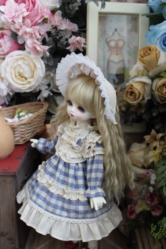 Pink Doll Dress for BJD, Blythe & SD Dolls – 1/6, 1/4, 1/3, MSD Outfit