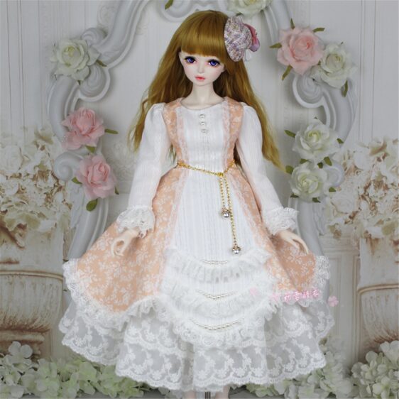 Princess Dress for 1/3 & 1/4 BJD Dolls | Fashion Skirt & Accessories