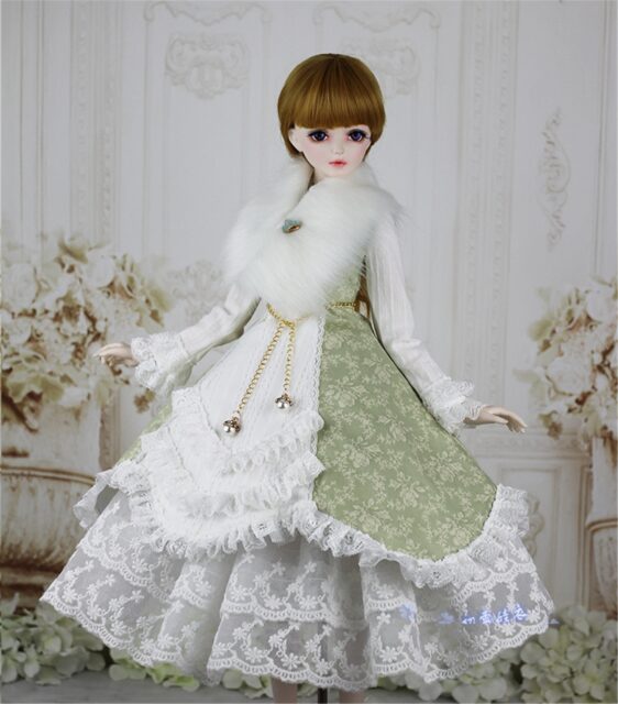 Princess Dress for 1/3 & 1/4 BJD Dolls | Fashion Skirt & Accessories