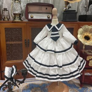 Princess Lolita Dress with Hairband for 1/3, 1/4, մի քանազոր 1/6 BJD Blythe Dolls