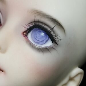Purple Flower BJD Eyes – Resin Safety Eyes for Dolls (10ММ до 24 мм)