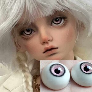 Purple Resin Doll Eyes for 1/3, 1/4, 1/6 BJD Dolls – Realistic Safety Eyes