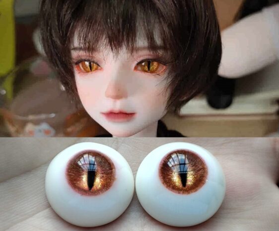 Realistic BJD Doll Eyes for 1/3, 1/4, 1/6 Dolls | Animal, Safety, and Resin Eyes