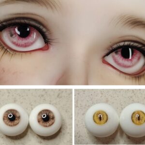 Realistiko nga mga mata sa BJD alang sa mga monyeka - mga mata sa resin, Mga mata sa kaluwasan alang sa 1/3, 1/4, 1/6 Mga Moll sa BJD