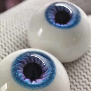 Realistiko nga mga mata sa Kalig-on sa BJD Resin - Blue monyeka nga mga mata (10mm-24mm)