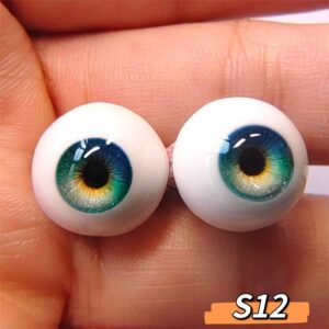 Realistiset nukkisilmät | Customizable Sizes & Iris Options (8mm-24 mm)