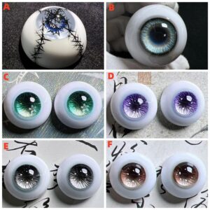 Realistic Handmade Eyes for 1/3, 1/4, 1/6, 1/8, 1/12 Nukke