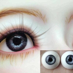 リアルな樹脂 BJD ドールアイ – カスタマイズ可能な安全目 1/3, 1/4, 1/6 人形 (10mm～24mm)
