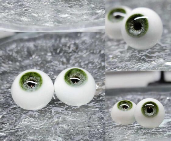 Realistic Resin Doll Eyes for BJD – Small Iris Safety Eyes (8mm to 24mm)