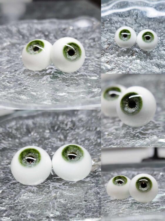 Realistic Resin Doll Eyes for BJD – Small Iris Safety Eyes (8mm to 24mm)