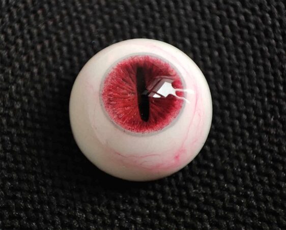 Red Beast Pupil Bloodshot Resin Eyes – BJD Doll Eyes (8mm-24mm)