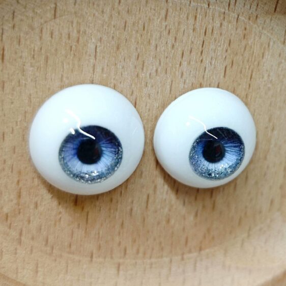 Resin Doll Eyes for BJD, 8-24mm Realistic Safety Eyes for 1/8-1/3 Dolls