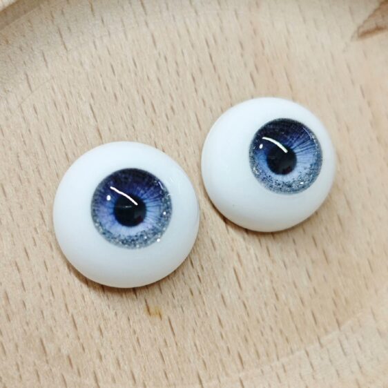 Resin Doll Eyes for BJD, 8-24mm Realistic Safety Eyes for 1/8-1/3 Dolls