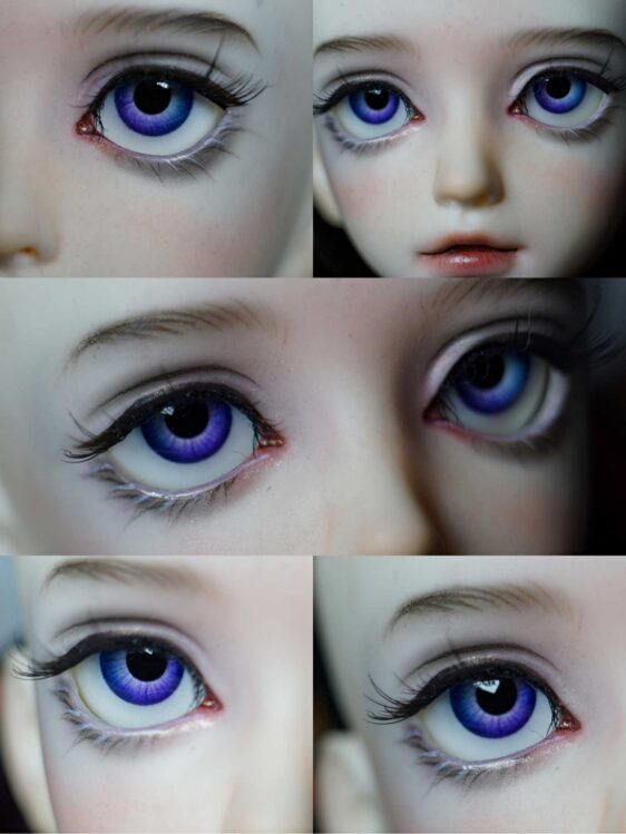 Resin Doll Eyes for BJD – Realistic, Safety Eyes for 1/3, 1/4, 1/6, and 1/8 Dolls