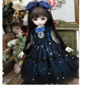 Royal Court BJD Dress & Headband Set for 1/3, 1/4, 1/6 BJD, إم إس دي, MDD, دمى بليث