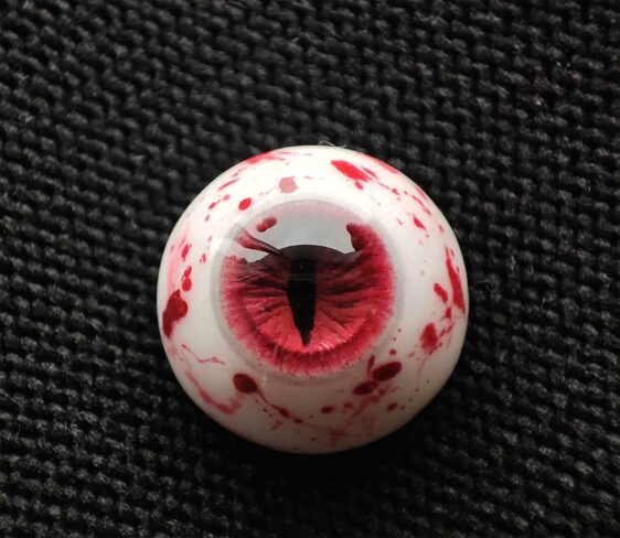 Scarlet Moon Red Beast Pupil Eyes – Bloodstain Resin Doll Eyes for BJD