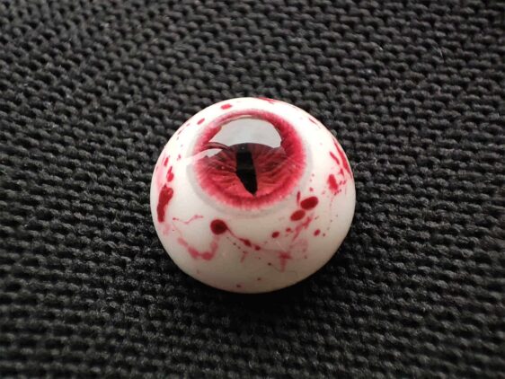 Scarlet Moon Red Beast Pupil Eyes – Bloodstain Resin Doll Eyes for BJD