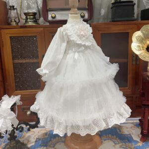 White Gauze Skirt BJD Doll Dress for 1/3, 1/4, ndi 1/6 Blythe zidole