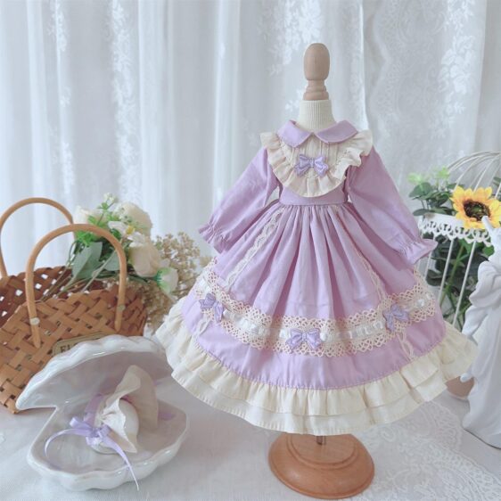 Sweet Floral BJD Dress – Fits 1/6, 1/4, 1/3 MSD, SD Blythe Dolls - Image 6