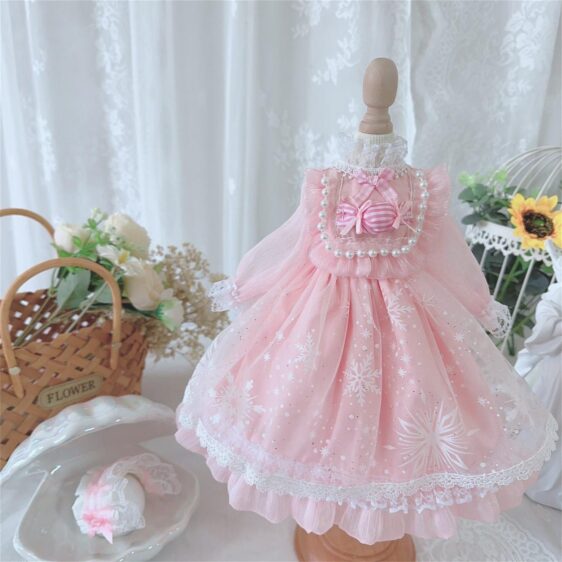 Sweet Floral BJD Dress – Fits 1/6, 1/4, 1/3 MSD, SD Blythe Dolls - Image 5
