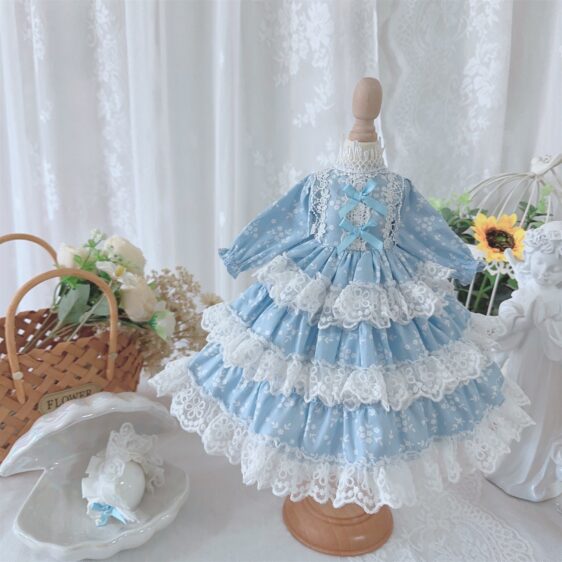 Sweet Floral BJD Dress – Fits 1/6, 1/4, 1/3 MSD, SD Blythe Dolls - Image 4