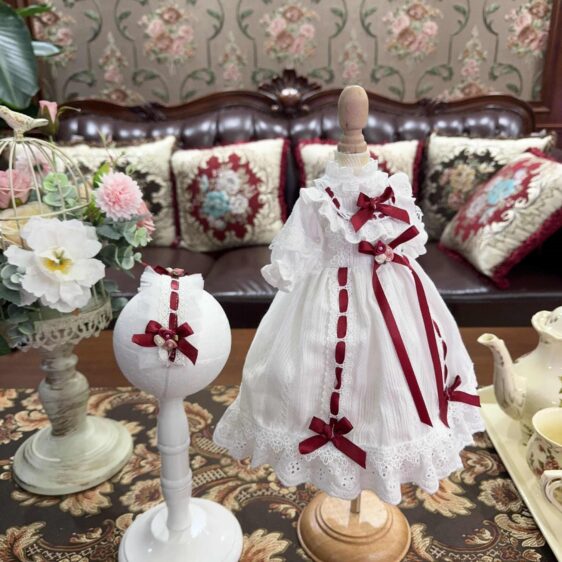 Vintage Lolita BJD Dress – Fits 1/3, 1/4, 1/6 Blythe Dolls - Image 8
