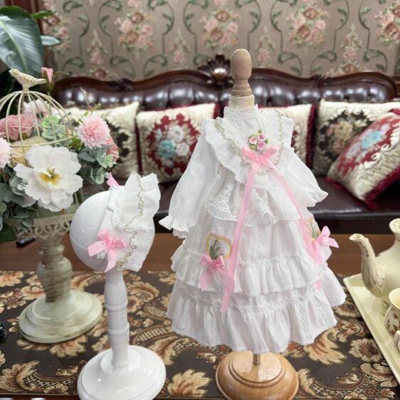 Vintage Lolita BJD Dress – Fits 1/3, 1/4, 1/6 Blythe Dolls - Image 7
