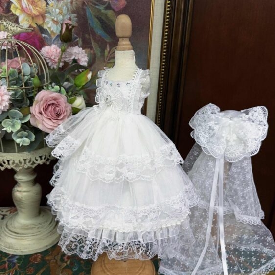 Vintage Lolita BJD Dress – Fits 1/3, 1/4, 1/6 Blythe Dolls - Image 6