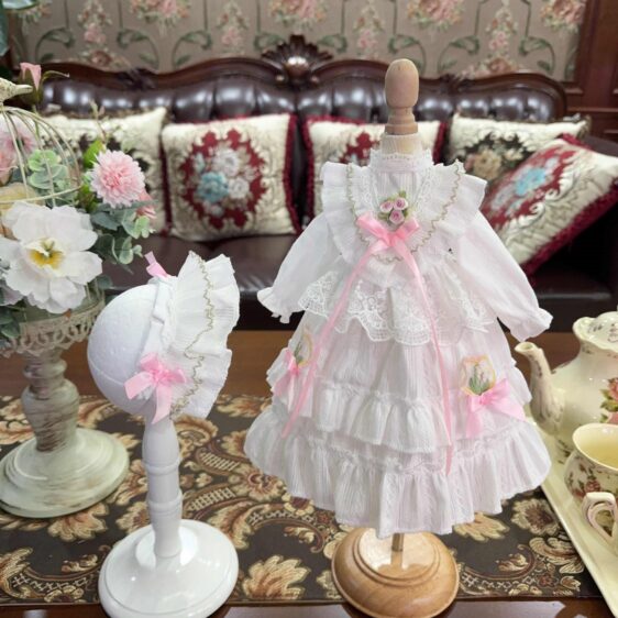 Vintage Lolita BJD Dress – Fits 1/3, 1/4, 1/6 Blythe Dolls - Image 3