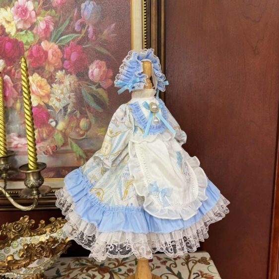 Elegant BJD Doll Dress Set with Headwear for 1/3, 1/4, 1/6 YOSD, MSD, Blythe - Image 8